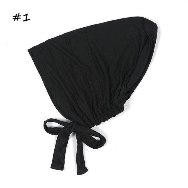 Fashion Modal Under Scarf Hijab Turban Cap Cotton With Band Adjustable Inner Hijab cap Muslim Turban Hijab Cap For Women