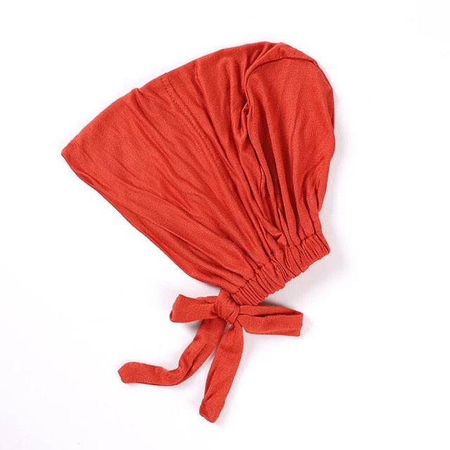 Fashion Modal Under Scarf Hijab Turban Cap Cotton With Band Adjustable Inner Hijab cap Muslim Turban Hijab Cap For Women