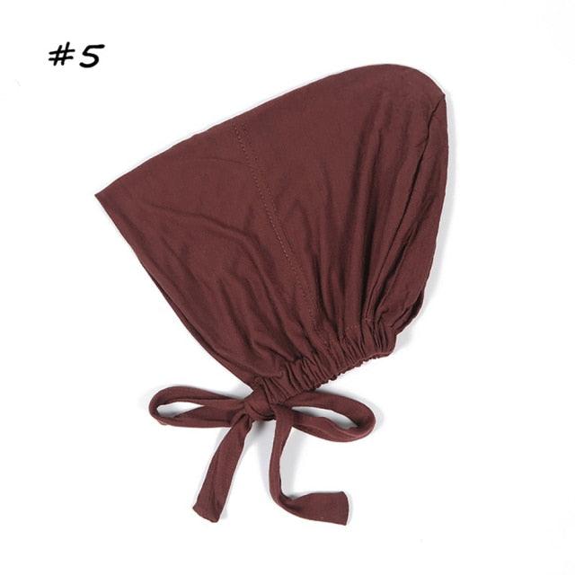 Fashion Modal Under Scarf Hijab Turban Cap Cotton With Band Adjustable Inner Hijab cap Muslim Turban Hijab Cap For Women