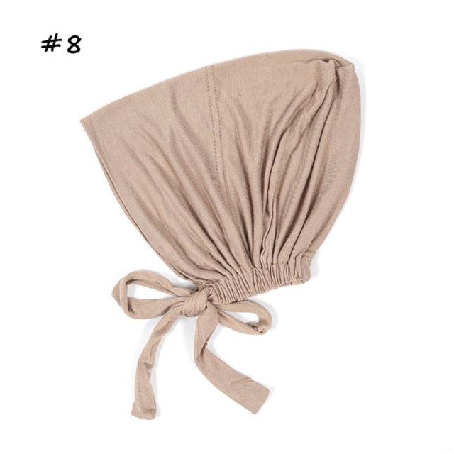 Fashion Modal Under Scarf Hijab Turban Cap Cotton With Band Adjustable Inner Hijab cap Muslim Turban Hijab Cap For Women