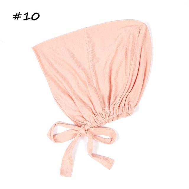 Fashion Modal Under Scarf Hijab Turban Cap Cotton With Band Adjustable Inner Hijab cap Muslim Turban Hijab Cap For Women
