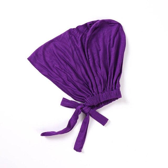 Fashion Modal Under Scarf Hijab Turban Cap Cotton With Band Adjustable Inner Hijab cap Muslim Turban Hijab Cap For Women
