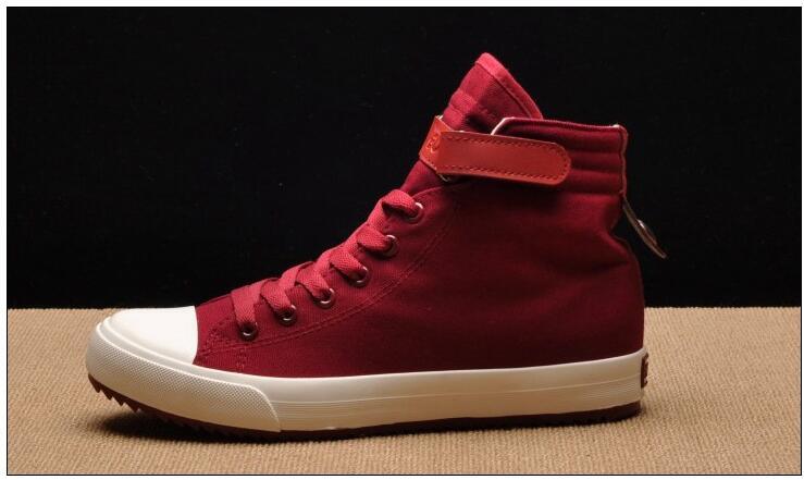 Fashion New Mens Light Breathable Canvas Casual Black White High Top Solid Color Sneakers Shoes Vulcanized Mens Sports Walking Jogging Non Slip Athletic Sneakers