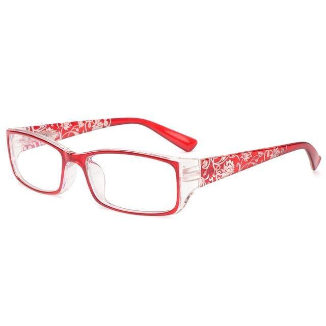 Fashion Print Reading Glasses Women Men Anti Blue Light Glasses Computer Goggles Eye Protection For Men And Women Portable High-definition Lens Retro Magnifier Eyewear Diopter +1.0~+4.0