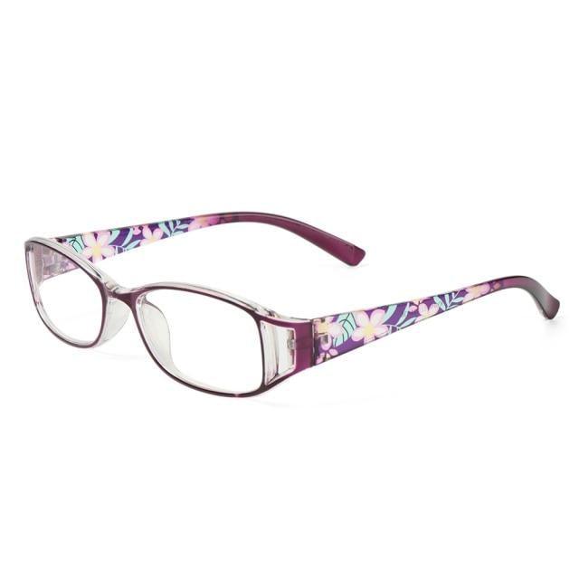 Fashion Print Reading Glasses Women Men Anti Blue Light Glasses Computer Goggles Eye Protection For Men And Women Portable High-definition Lens Retro Magnifier Eyewear Diopter +1.0~+4.0