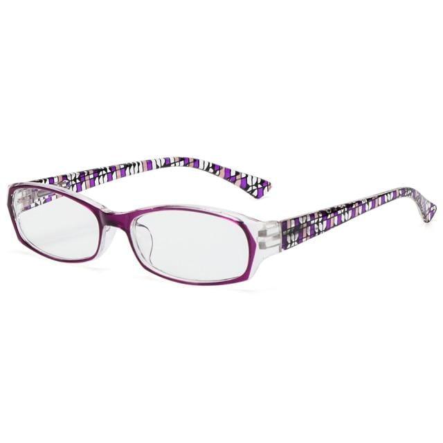 Fashion Print Reading Glasses Women Men Anti Blue Light Glasses Computer Goggles Eye Protection For Men And Women Portable High-definition Lens Retro Magnifier Eyewear Diopter +1.0~+4.0