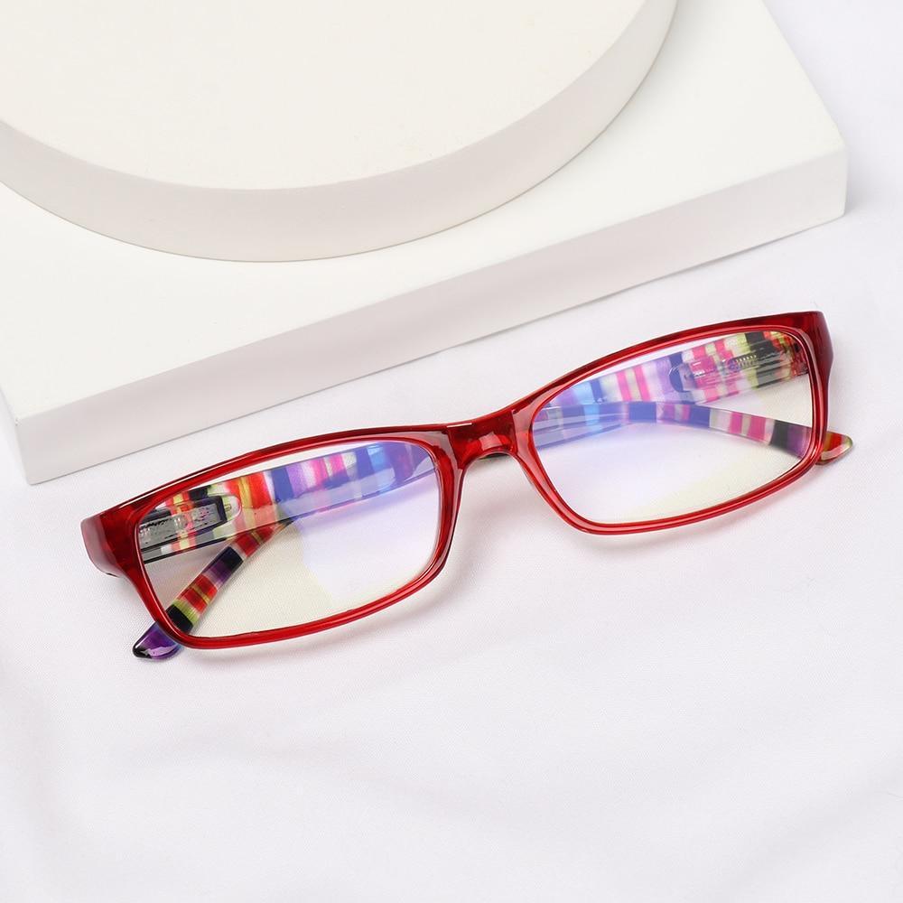 Fashion Print Reading Glasses Women Men Anti Blue Light Glasses Computer Goggles Eye Protection For Men And Women Portable High-definition Lens Retro Magnifier Eyewear Diopter +1.0~+4.0