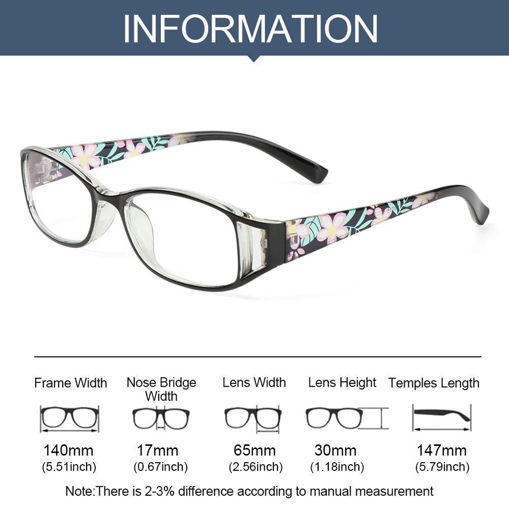 Fashion Print Reading Glasses Women Men Anti Blue Light Glasses Computer Goggles Eye Protection For Men And Women Portable High-definition Lens Retro Magnifier Eyewear Diopter +1.0~+4.0