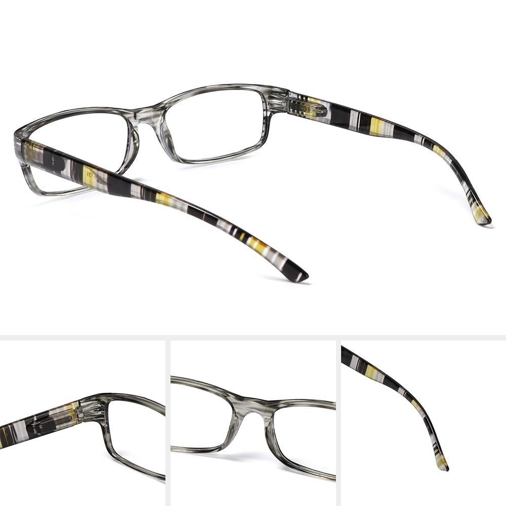 Fashion Print Reading Glasses Women Men Anti Blue Light Glasses Computer Goggles Eye Protection For Men And Women Portable High-definition Lens Retro Magnifier Eyewear Diopter +1.0~+4.0