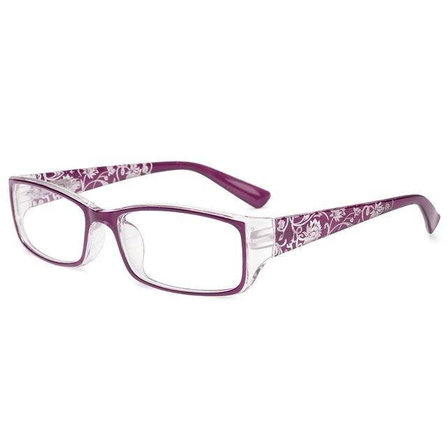 Fashion Print Reading Glasses Women Men Anti Blue Light Glasses Computer Goggles Eye Protection For Men And Women Portable High-definition Lens Retro Magnifier Eyewear Diopter +1.0~+4.0