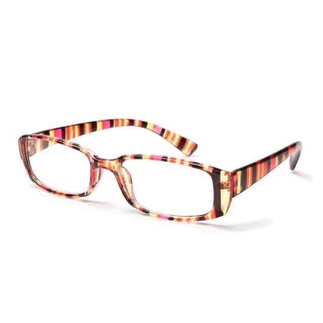 Fashion Print Reading Glasses Women Men Anti Blue Light Glasses Computer Goggles Eye Protection For Men And Women Portable High-definition Lens Retro Magnifier Eyewear Diopter +1.0~+4.0