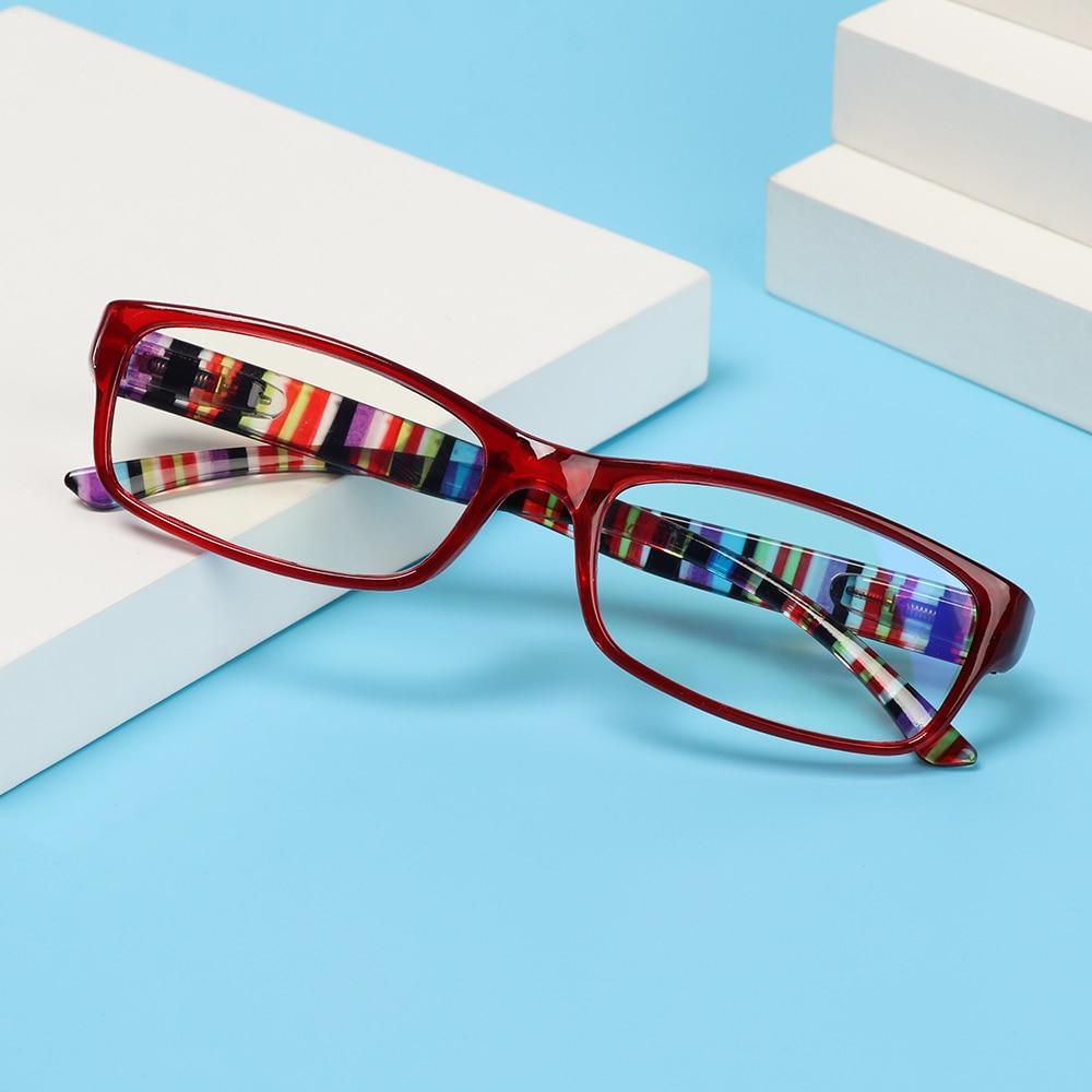 Fashion Print Reading Glasses Women Men Anti Blue Light Glasses Computer Goggles Eye Protection For Men And Women Portable High-definition Lens Retro Magnifier Eyewear Diopter +1.0~+4.0