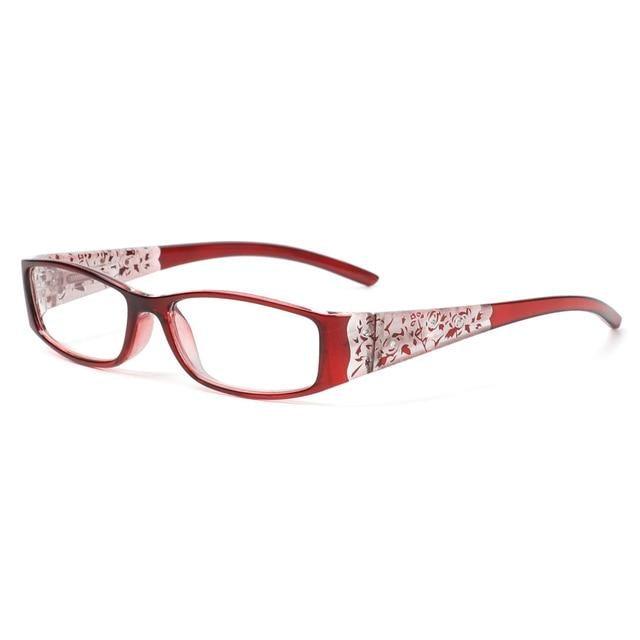 Fashion Print Reading Glasses Women Men Anti Blue Light Glasses Computer Goggles Eye Protection For Men And Women Portable High-definition Lens Retro Magnifier Eyewear Diopter +1.0~+4.0