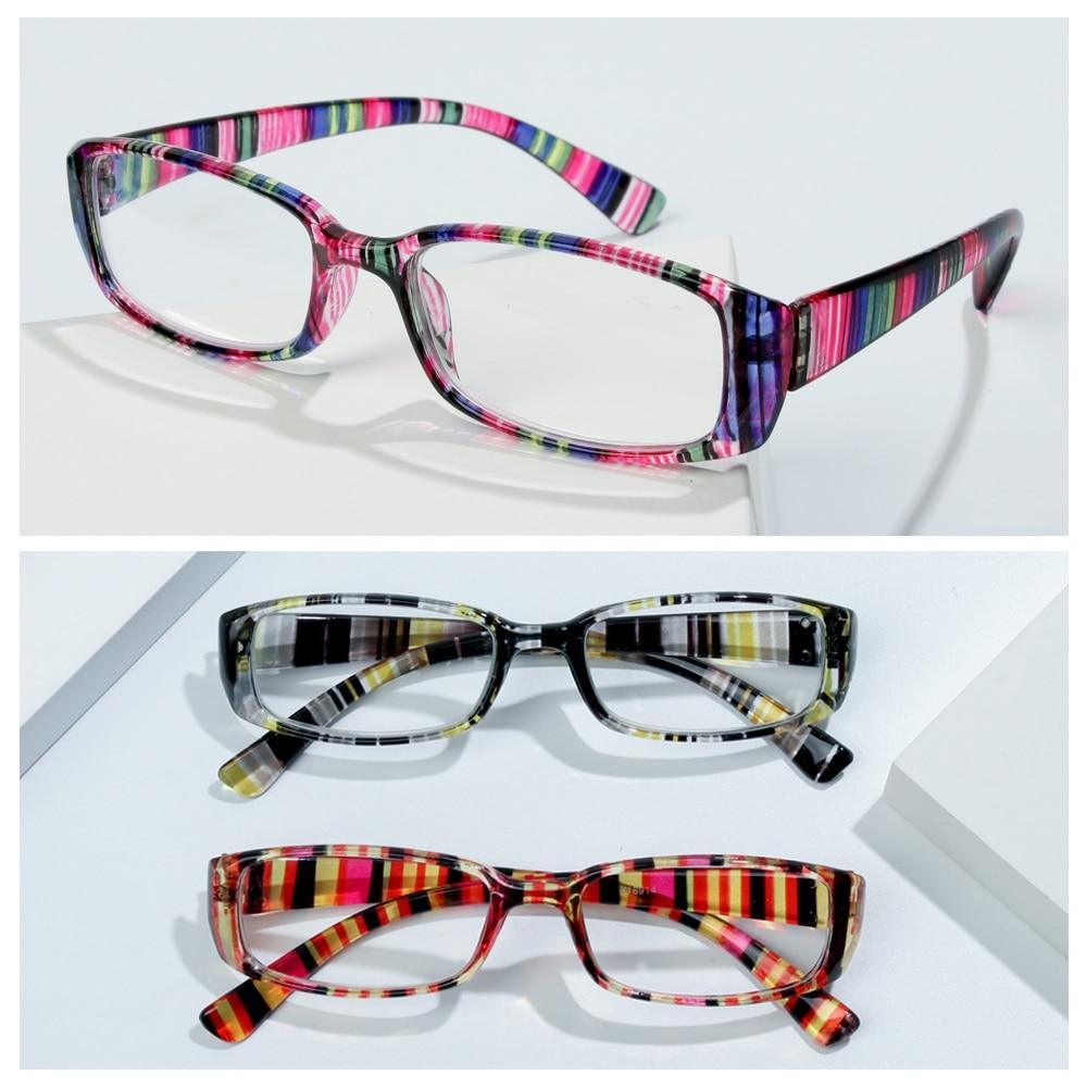 Fashion Print Reading Glasses Women Men Anti Blue Light Glasses Computer Goggles Eye Protection For Men And Women Portable High-definition Lens Retro Magnifier Eyewear Diopter +1.0~+4.0