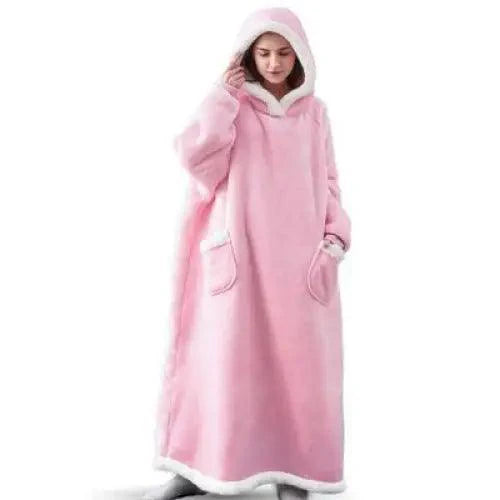Fashion Winter Oversized Hoodies Sweatshirt Women Men Pullover Giant TV Blanket Hoodie Super Long Blanket With Sleeves Super Long Flannel Blanket with Sleeves Winter Hoodie for Women Men Giant Fleece Pullover Oversized Hoodie