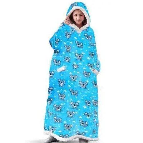 Fashion Winter Oversized Hoodies Sweatshirt Women Men Pullover Giant TV Blanket Hoodie Super Long Blanket With Sleeves Super Long Flannel Blanket with Sleeves Winter Hoodie for Women Men Giant Fleece Pullover Oversized Hoodie