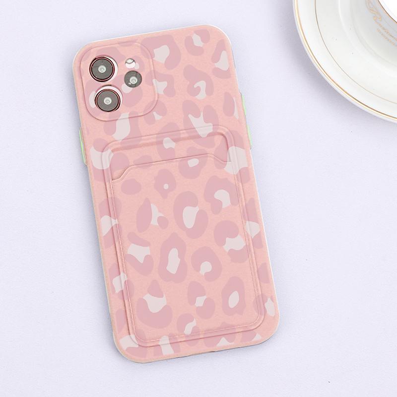 Fashionable Anti-Scratch Soft Lining Protective Case For iPhone Cases Card Holder Cute Flower Heart Phone Case For iPhone 12 13 Mini Pro Beautiful Design Soft Iphone Case