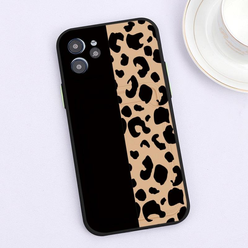 Fashionable Anti-Scratch Soft Lining Protective Case For iPhone Cases Card Holder Cute Flower Heart Phone Case For iPhone 12 13 Mini Pro Beautiful Design Soft Iphone Case
