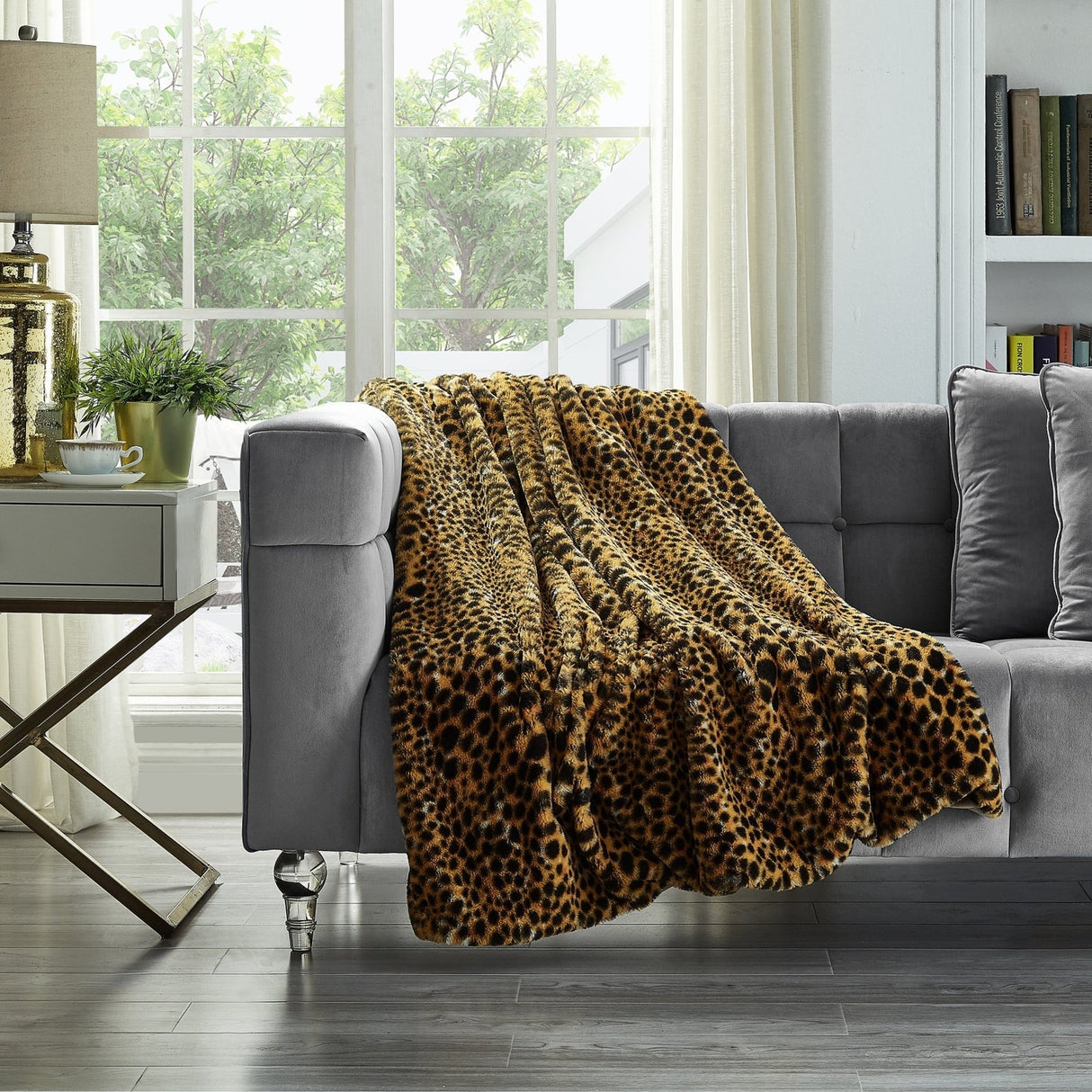 Faux Fur Throw