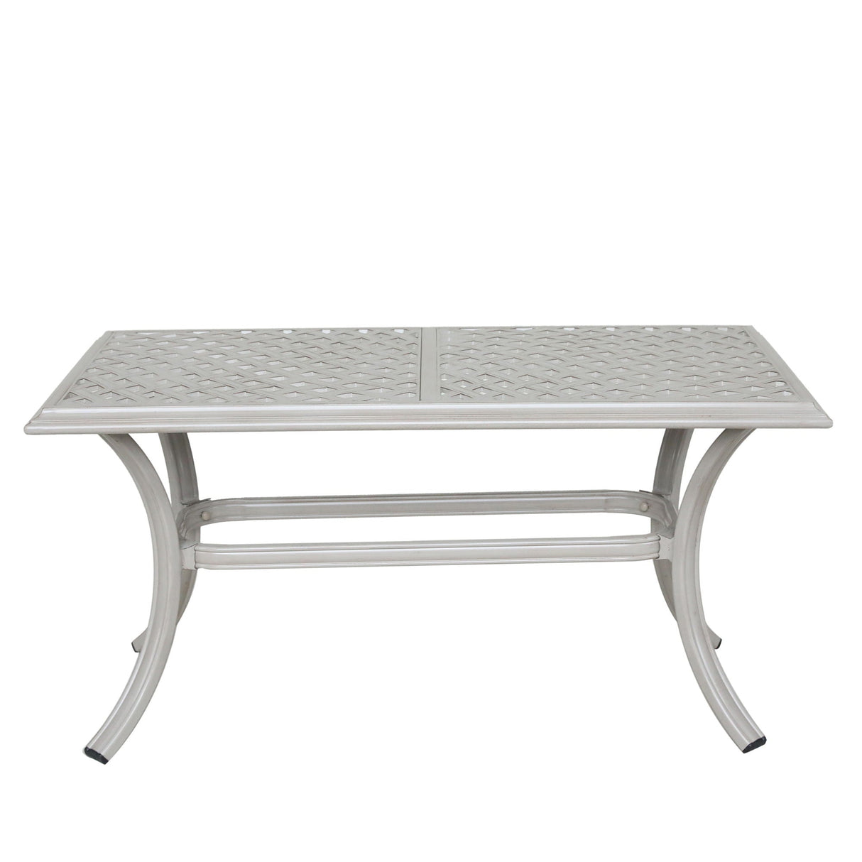 22X42" Patio Standard Coffee Table - Ashen Wheat by Couch.com