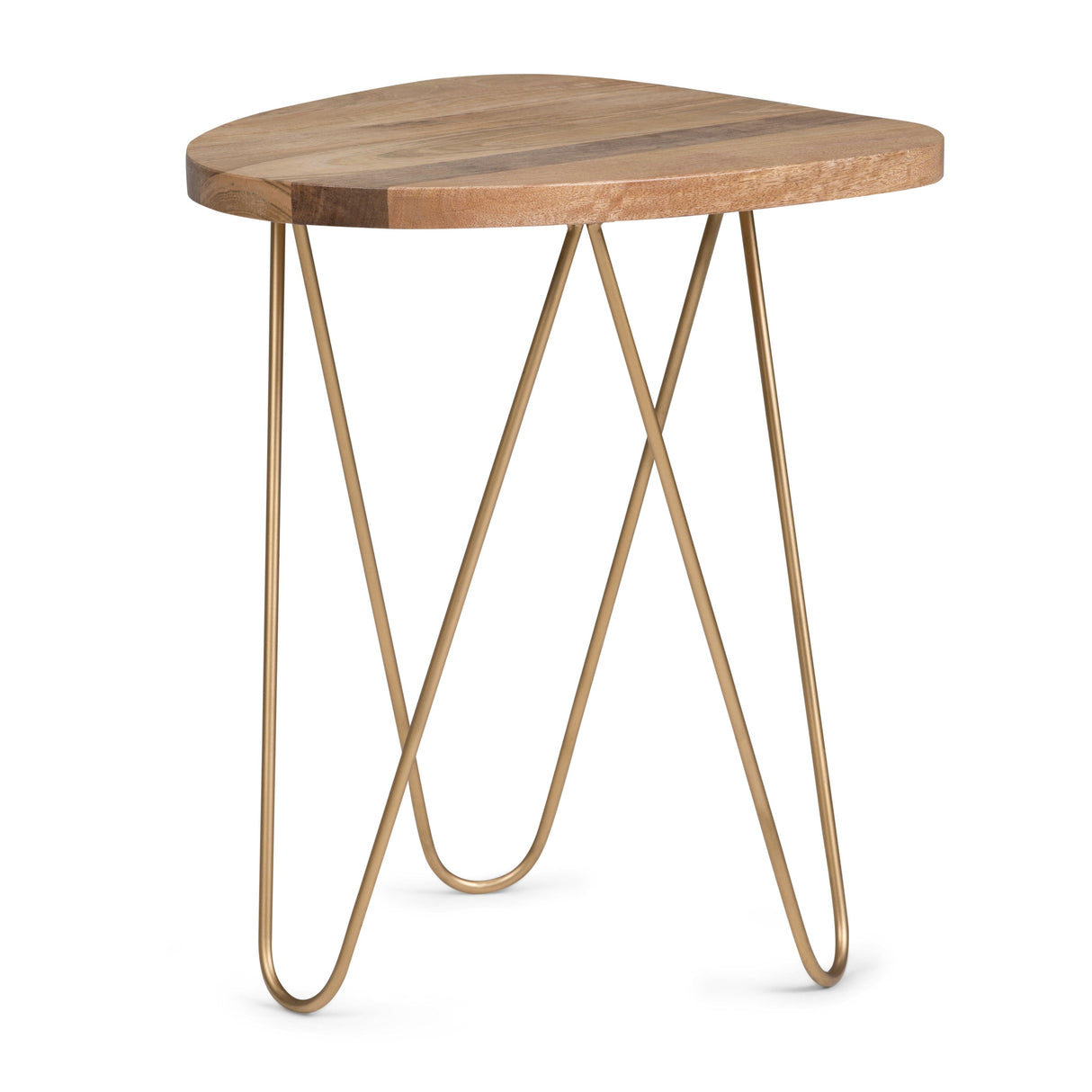 Patrice - Handcrafted Metal And Wood Accent Table by Couch.com