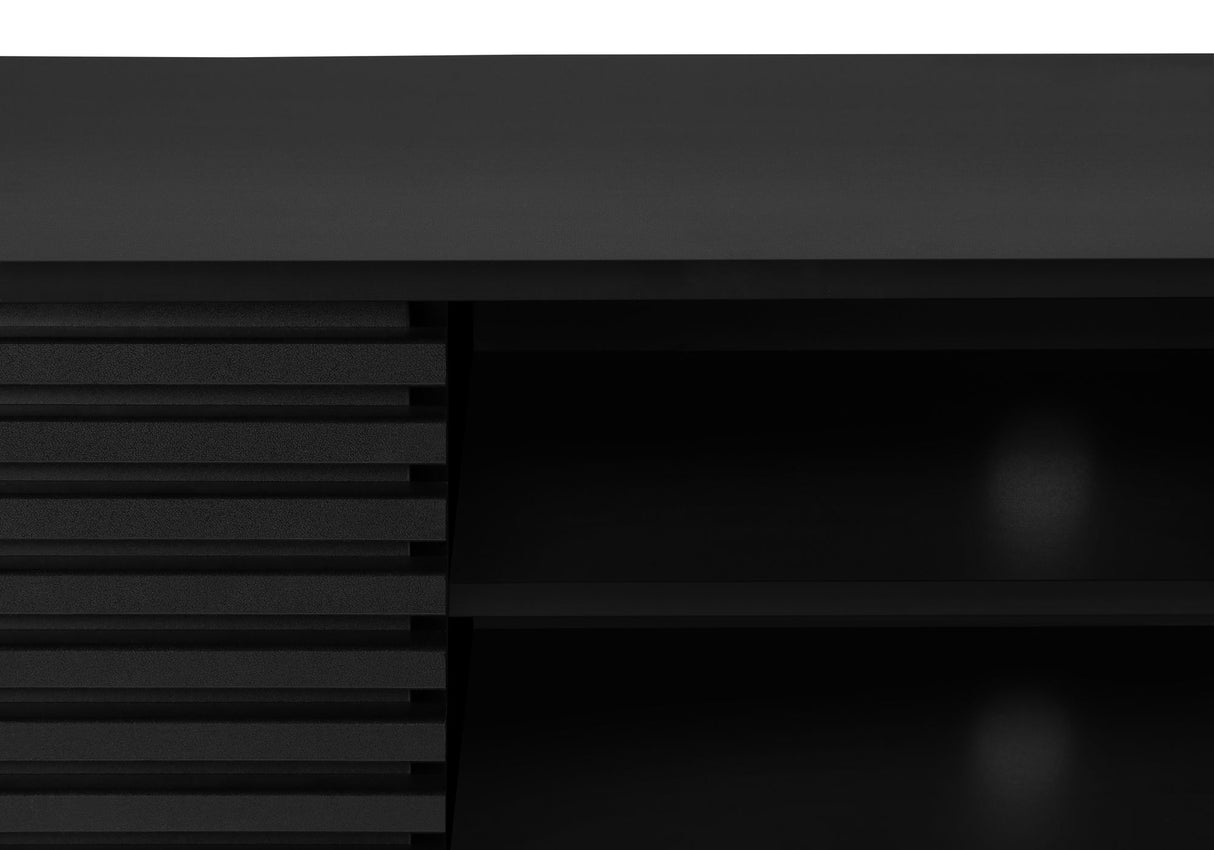 TV Stand, Media Entertainment Center, Storage Cabinet, Console, Storage Shelves, Bedroom, Living Room, Contemporary, Modern - Black by Couch.com