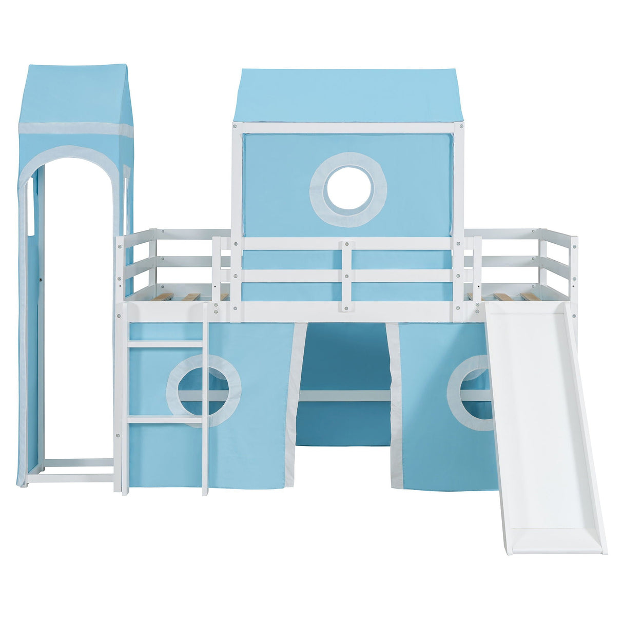 Loft Bed & Slide Tent And Tower by Couch.com