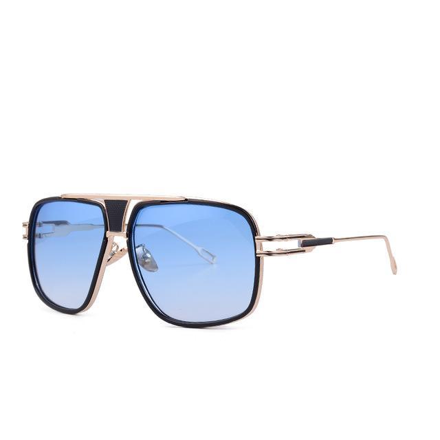 NEW Elegant Luxury Trend Driving Sunglasses Gold Big Frame Oversized Square For Man and Women Sunglasses
