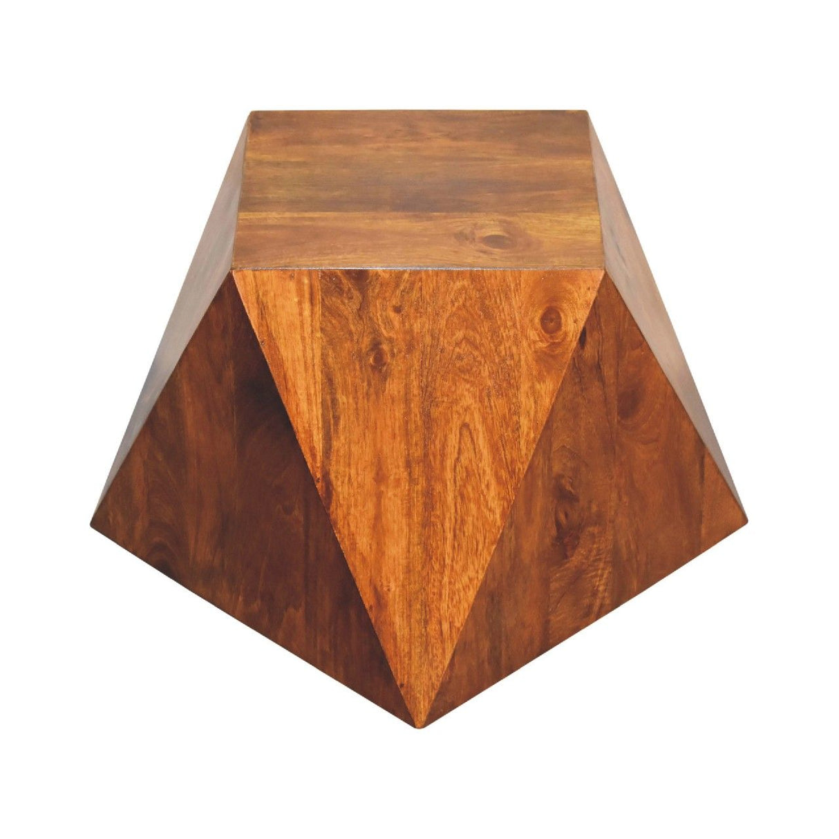 Abstract End Table - Chestnut by Couch.com