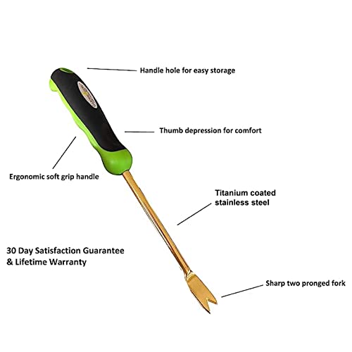 Titanium Dandelion Weeder by Garden Guru