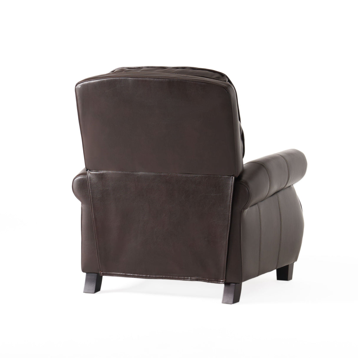 Wide Manual Club Recliner - Brown by Couch.com