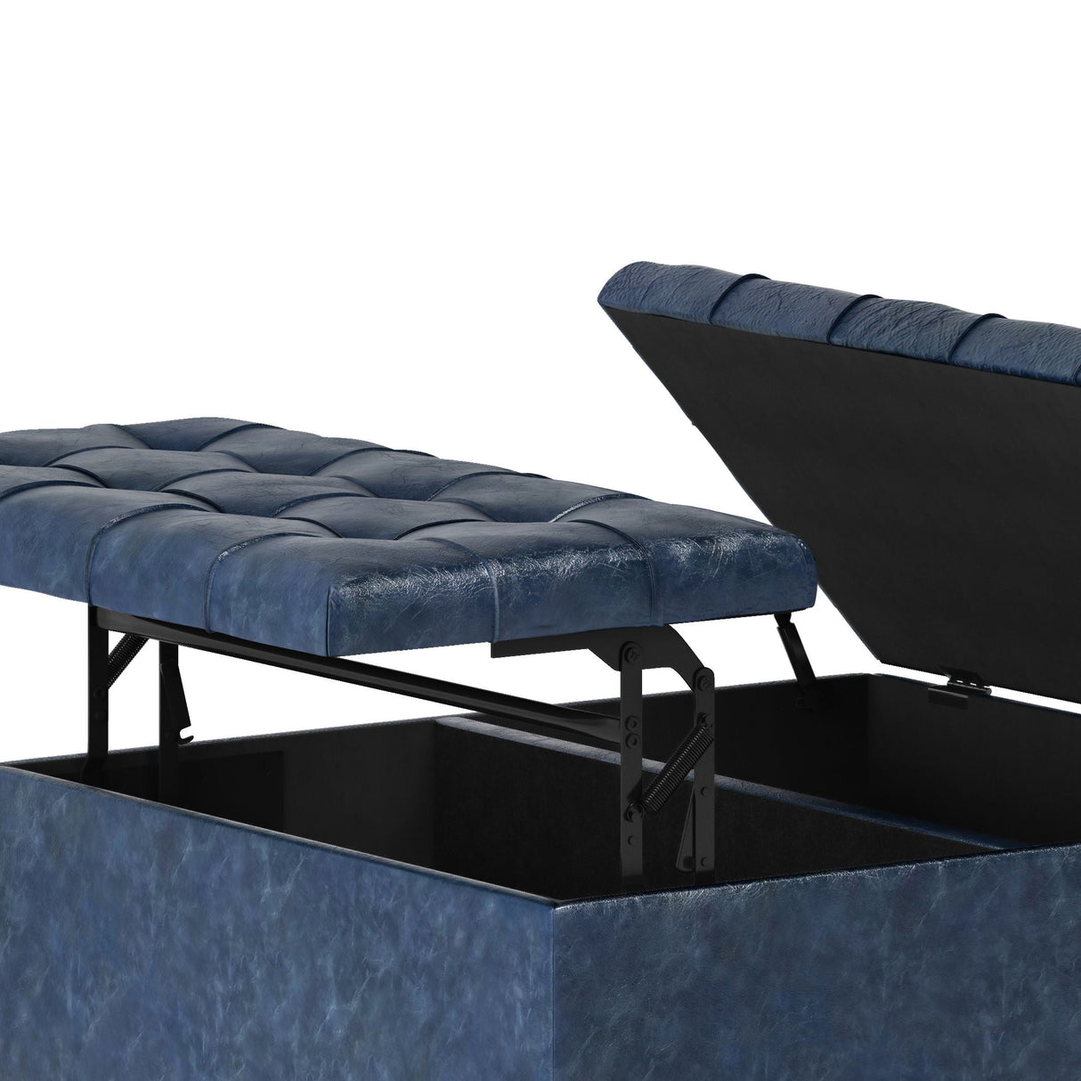 Harrison - Upholstered Coffee Table Storage Ottoman by Couch.com