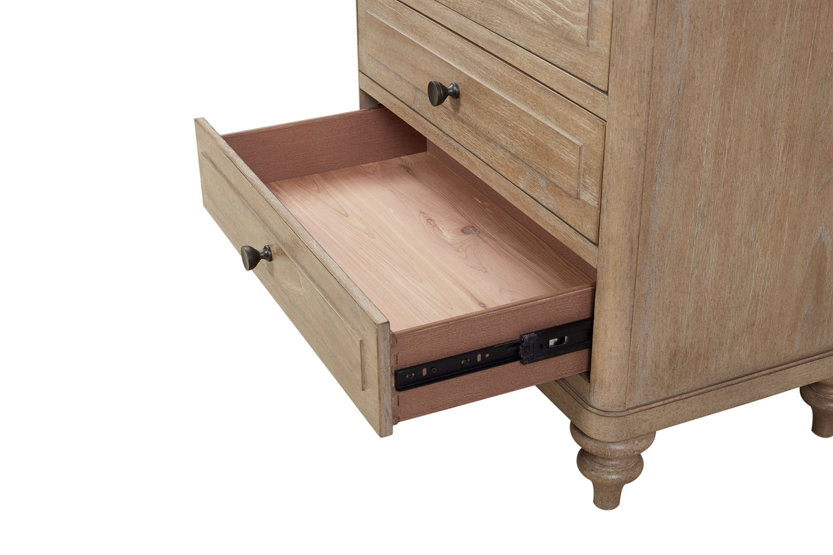 3 Drawer Nightstand - Sand by Couch.com