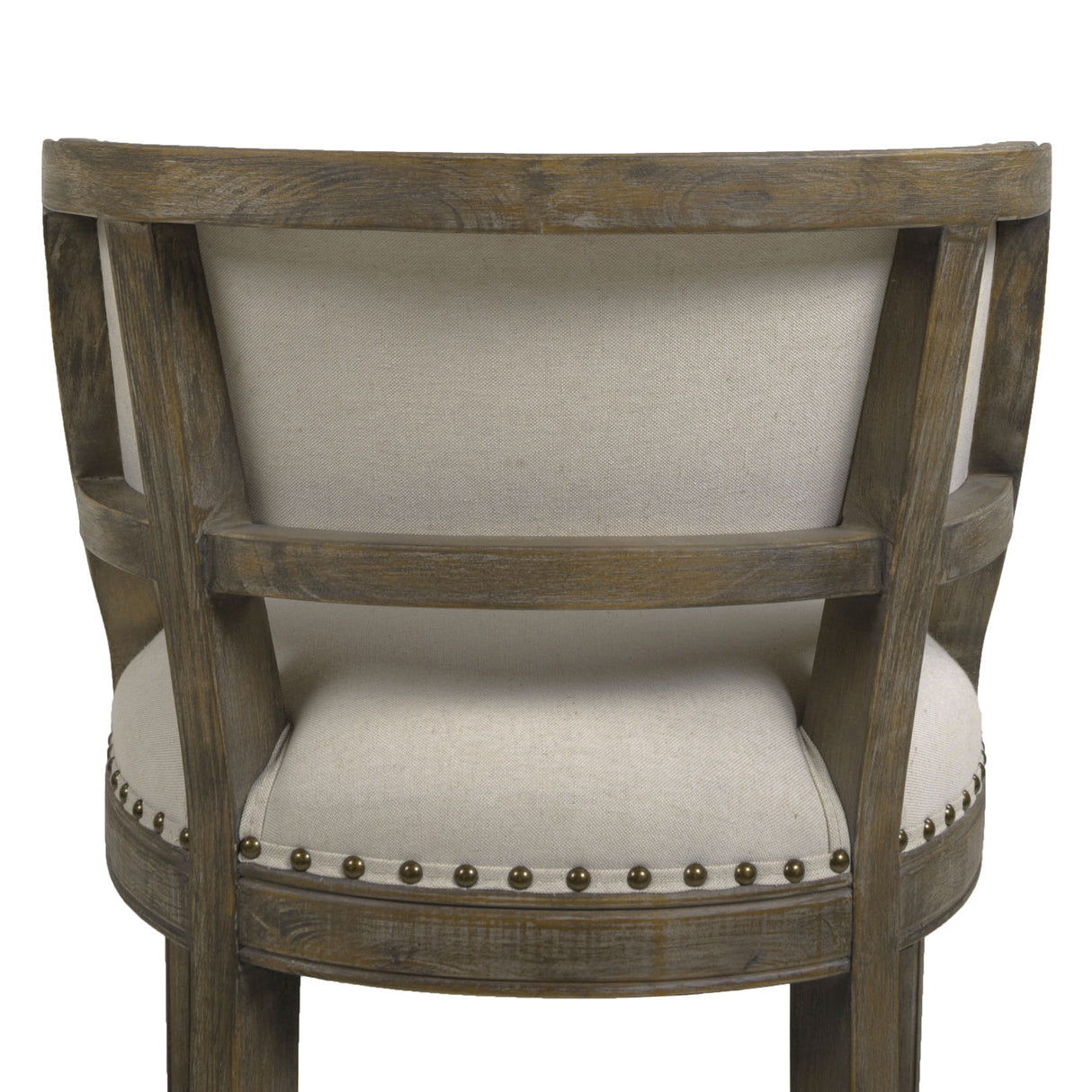 Paris 26.5' Farmhouse Counter Height Bar Stool with Backrest