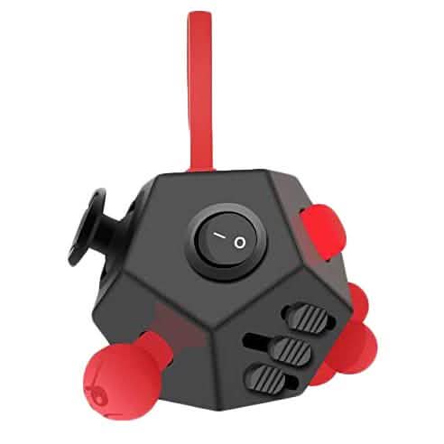 Fidget Dodecagon –12-Side Fidget Cube Relieves Stress and Anxiety Anti Depression Cube