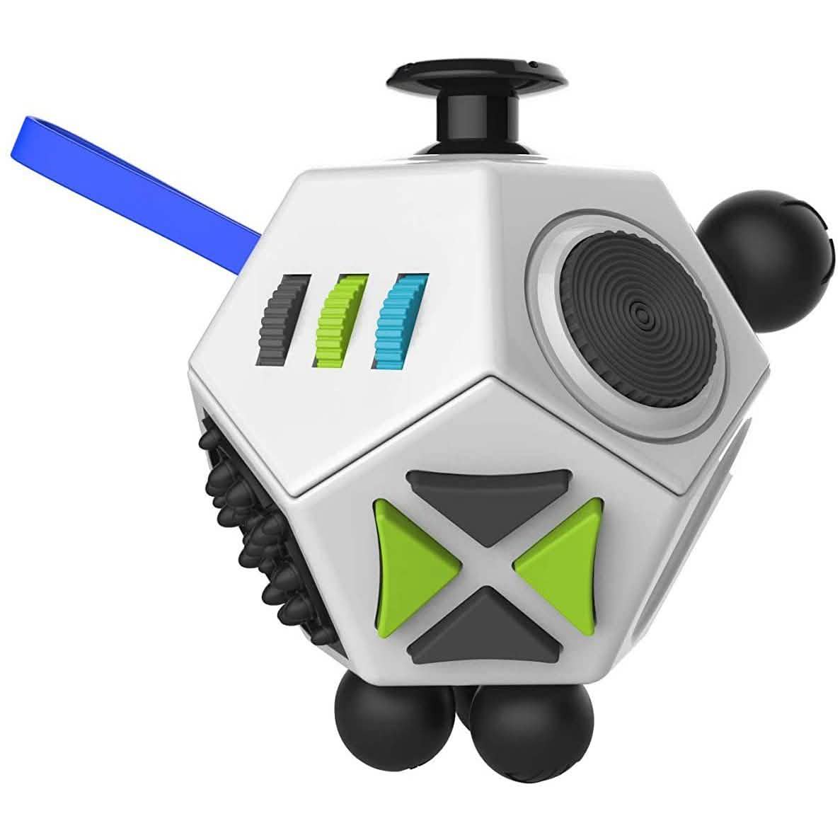 Fidget Dodecagon –12-Side Fidget Cube Relieves Stress and Anxiety Anti Depression Cube