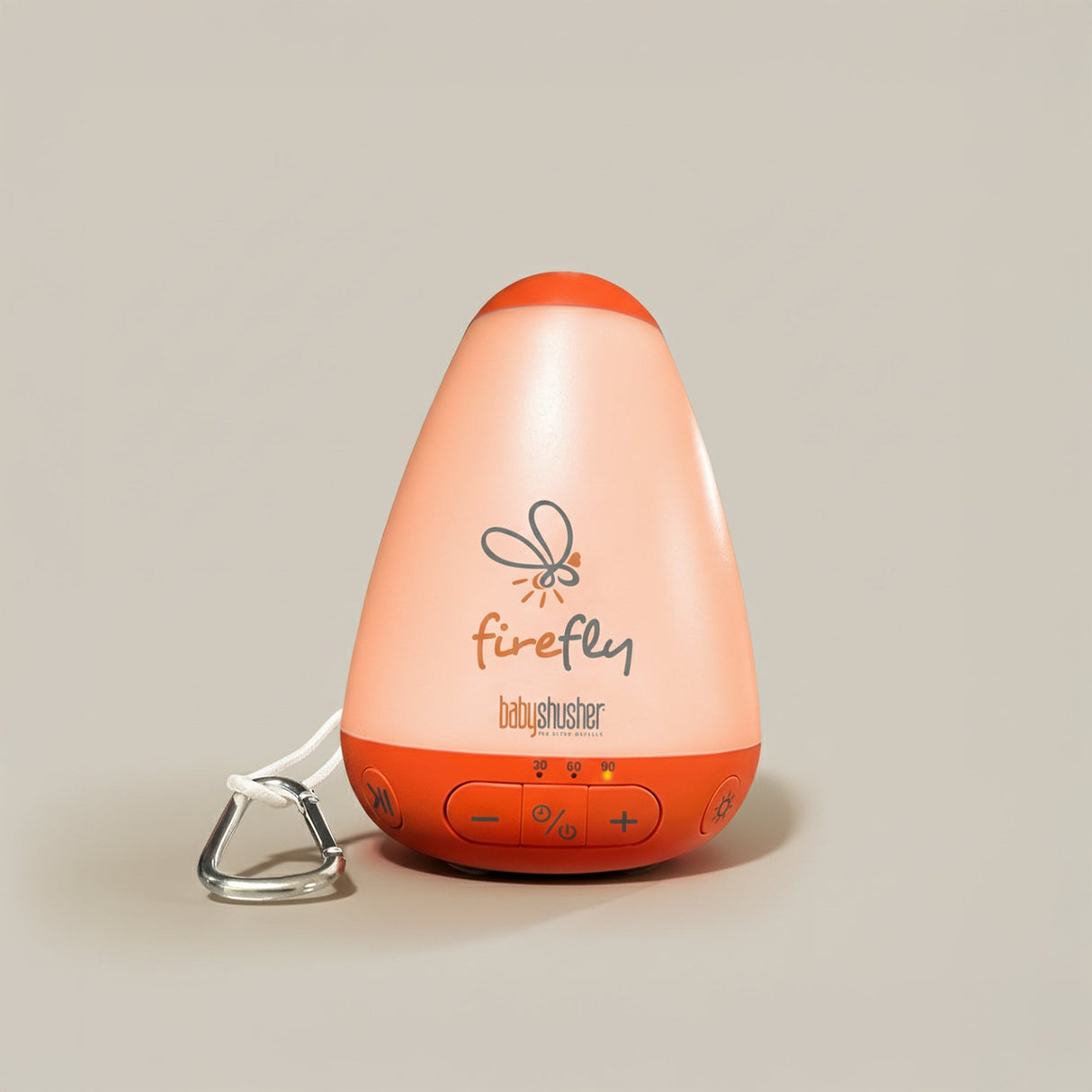 Baby Shusher Firefly – Portable Sound Machine & Night Light with Real Shushing Sound