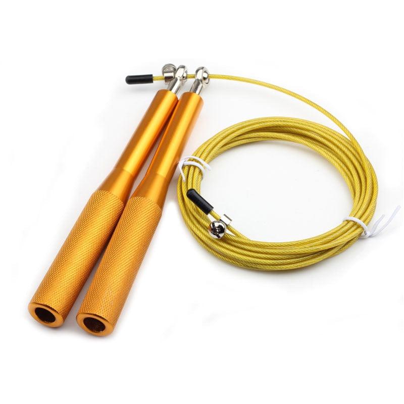 Fitness Jump Rope Exercise Light Bearing Skipping Ropes Metal Speed Gym Training Equipment Mens Speed Jumping Rope For Training Fitness Exercise Adjustable Adults Workout Skipping Rope For Men And Women