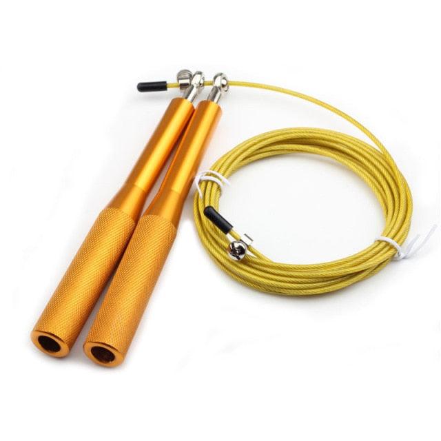 Fitness Jump Rope Exercise Light Bearing Skipping Ropes Metal Speed Gym Training Equipment Mens Speed Jumping Rope For Training Fitness Exercise Adjustable Adults Workout Skipping Rope For Men And Women
