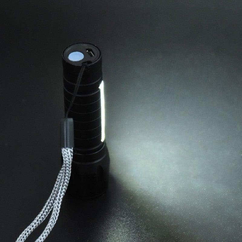 Flashlights Rechargeable USB Portable Super Bright Waterproof Zoomable Portable LED Focus Flashlight Mini Torch Tactical Flash Light Torch Light Camping Hiking
