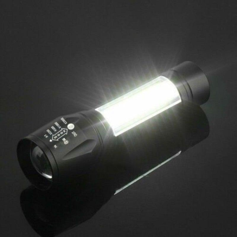 Flashlights Rechargeable USB Portable Super Bright Waterproof Zoomable Portable LED Focus Flashlight Mini Torch Tactical Flash Light Torch Light Camping Hiking