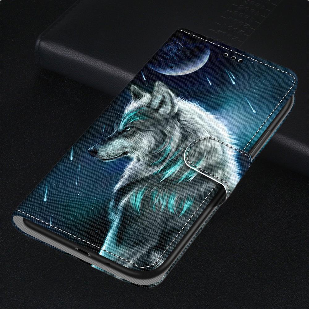 Flip Case For Xiaomi Redmi 9 9A 9C NFC 8 8A Phone Case Leather Silicone Wallet Cover For Redmi Note 8 Pro 9 9S 9 Pro Book Cases Leather Case Flip Cover PU Wallet Case Kickstand Magnet Closure Card Slot Holder