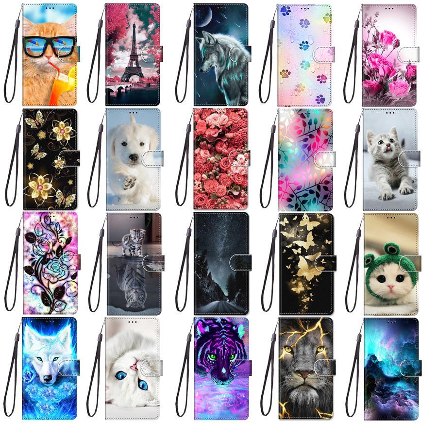 Flip Case For Xiaomi Redmi 9 9A 9C NFC 8 8A Phone Case Leather Silicone Wallet Cover For Redmi Note 8 Pro 9 9S 9 Pro Book Cases Leather Case Flip Cover PU Wallet Case Kickstand Magnet Closure Card Slot Holder