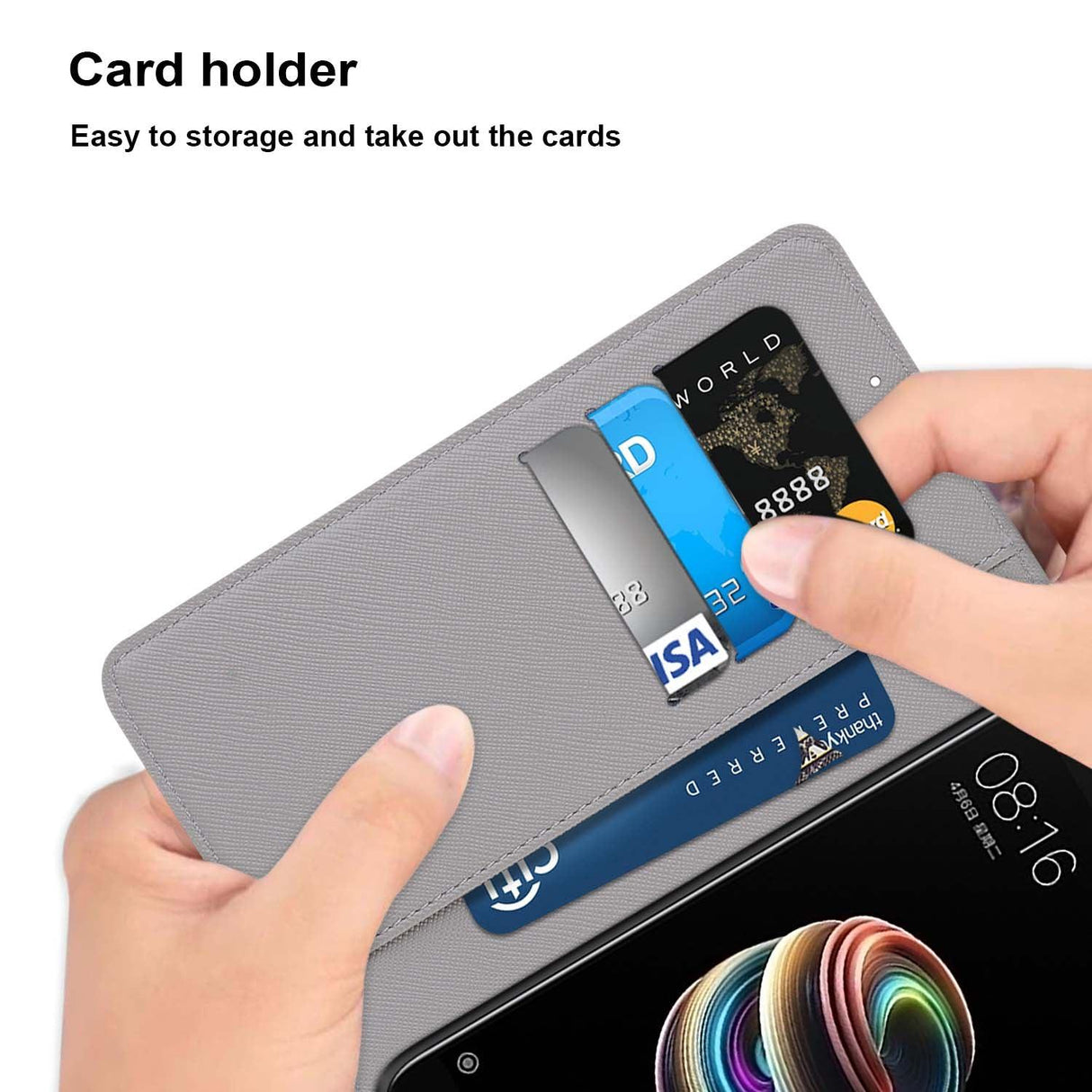 Flip Case For Xiaomi Redmi 9 9A 9C NFC 8 8A Phone Case Leather Silicone Wallet Cover For Redmi Note 8 Pro 9 9S 9 Pro Book Cases Leather Case Flip Cover PU Wallet Case Kickstand Magnet Closure Card Slot Holder
