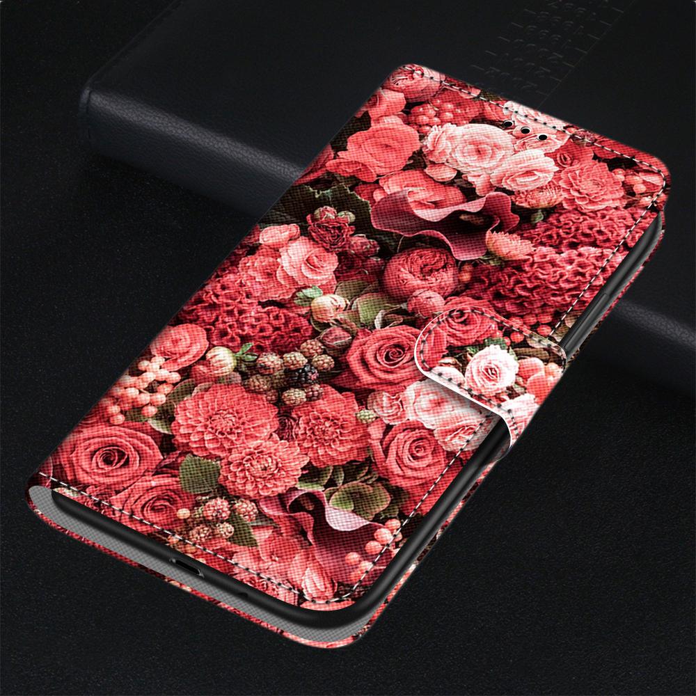 Flip Case For Xiaomi Redmi 9 9A 9C NFC 8 8A Phone Case Leather Silicone Wallet Cover For Redmi Note 8 Pro 9 9S 9 Pro Book Cases Leather Case Flip Cover PU Wallet Case Kickstand Magnet Closure Card Slot Holder