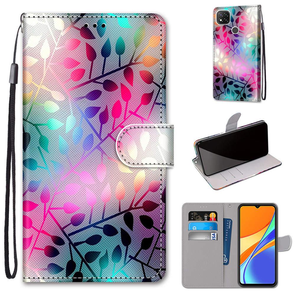 Flip Case For Xiaomi Redmi 9 9A 9C NFC 8 8A Phone Case Leather Silicone Wallet Cover For Redmi Note 8 Pro 9 9S 9 Pro Book Cases Leather Case Flip Cover PU Wallet Case Kickstand Magnet Closure Card Slot Holder