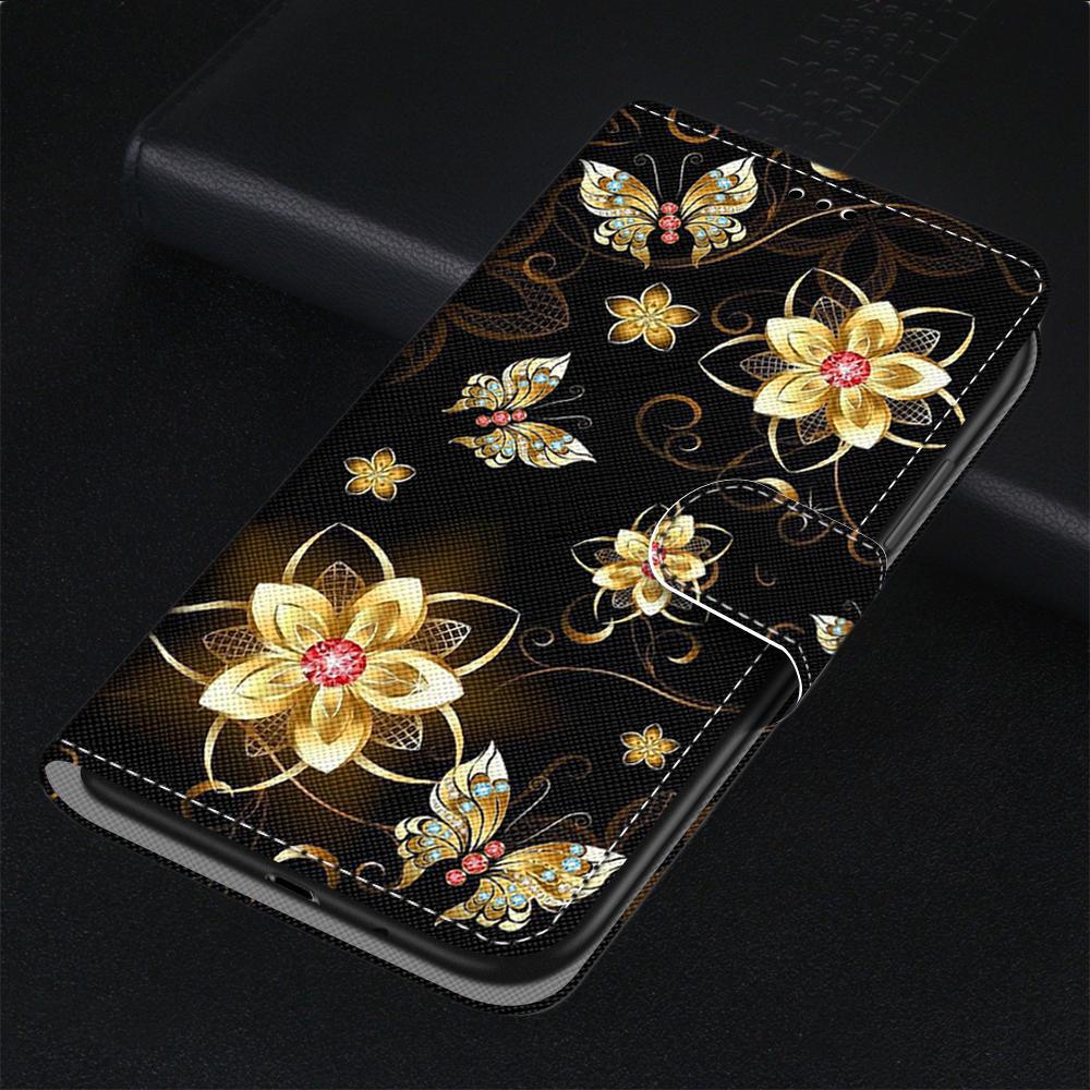 Flip Case For Xiaomi Redmi 9 9A 9C NFC 8 8A Phone Case Leather Silicone Wallet Cover For Redmi Note 8 Pro 9 9S 9 Pro Book Cases Leather Case Flip Cover PU Wallet Case Kickstand Magnet Closure Card Slot Holder
