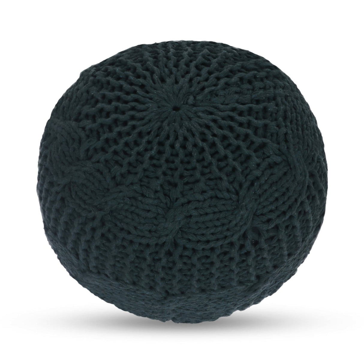 Samiyah Hand Knitted Pouf