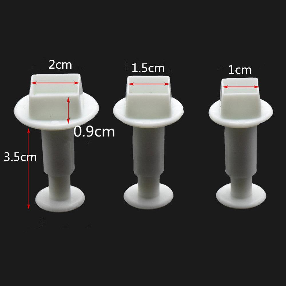 Fondant Cake Cookie Cutter Embossed Ejector Stamp Plunger Mold Kitchen Baking Cake Decorating Tools Heart Shaped Cookie Mold Hand Press Cookie Dessert Cutter Pastry Decoration Tool Mooncake Maker