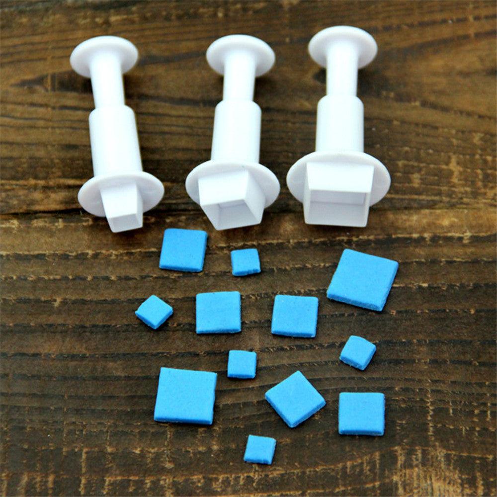 Fondant Cake Cookie Cutter Embossed Ejector Stamp Plunger Mold Kitchen Baking Cake Decorating Tools Heart Shaped Cookie Mold Hand Press Cookie Dessert Cutter Pastry Decoration Tool Mooncake Maker